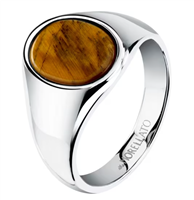 Ring Morellato Man in Steel Occhio di tigre